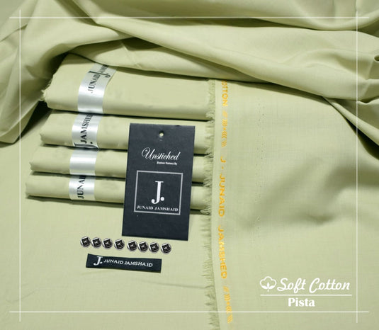 J. Egyption Soft Cotton Unstitched Suit for Men | Pista