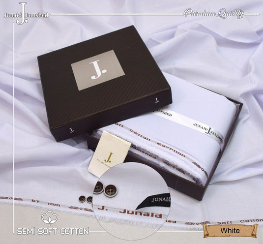 J. Premium Semi Soft Cotton Unstitched Suit for Men | 01